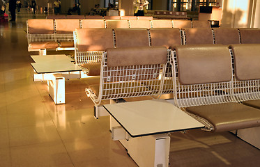 Image showing airport lounge