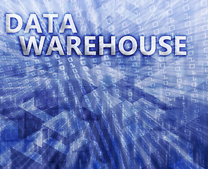 Image showing Data warehouse illustration