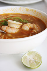 Image showing Spicy thomyam soup