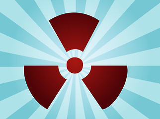 Image showing Radiation symbol