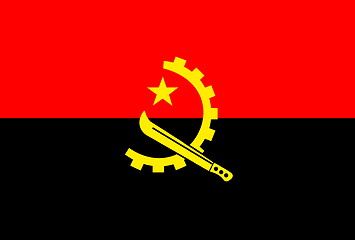 Image showing Flag ofAngola