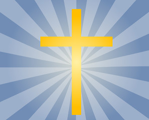 Image showing Christian cross