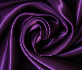 Image showing Smooth elegant lilac silk can use as background 