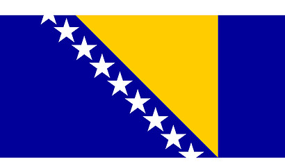 Image showing Flag of Bosnia Hertzigovina