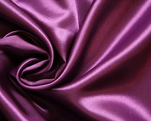 Image showing Smooth elegant lilac silk as background 