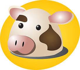 Image showing Cow cartoon