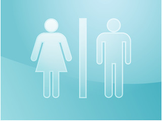 Image showing Toilet symbol illustration