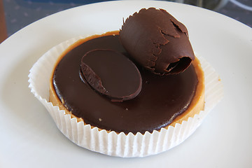 Image showing Chocolate tart