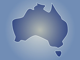 Image showing Map of Australia