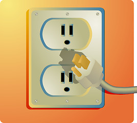 Image showing Electrical outlet