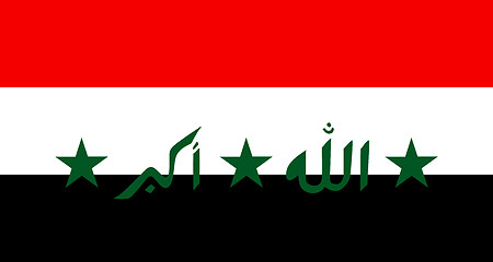 Image showing Flag of Iraq