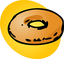 Image showing Plain donut