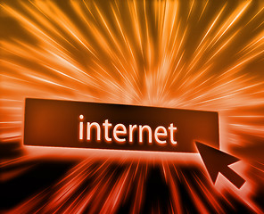 Image showing Internet button