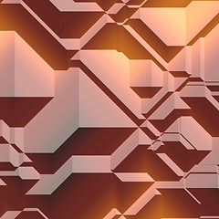 Image showing 3d Geometric pattern