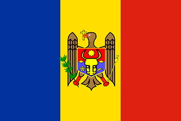 Image showing Flag of Moldova