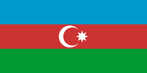 Image showing Flag of Azerbaijan