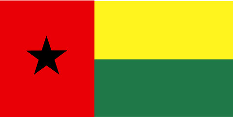 Image showing Flag of Guinea Bissau