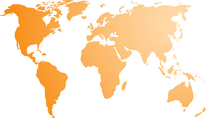 Image showing Map of the world illustration