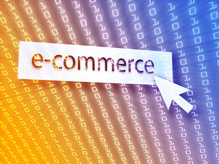 Image showing E-commerce button