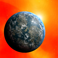 Image showing Planet earth illustration