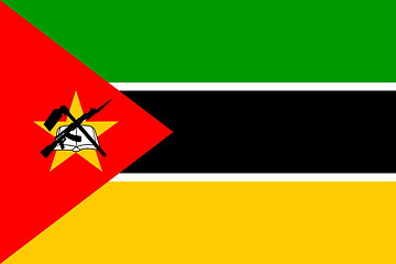 Image showing Flag of Mozambique