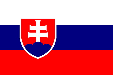 Image showing Flag of Slovakia