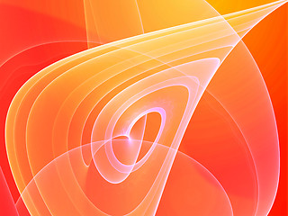 Image showing Wavy glowing colors