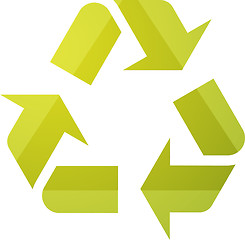 Image showing Recycling eco symbol