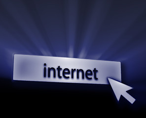 Image showing Internet button