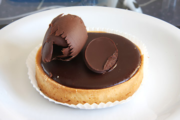 Image showing Chocolate tart