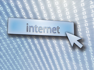 Image showing Internet button