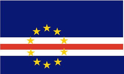 Image showing Flag of Cape Verde