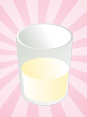 Image showing Glass of milk