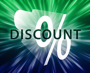 Image showing Percent Discount illustration