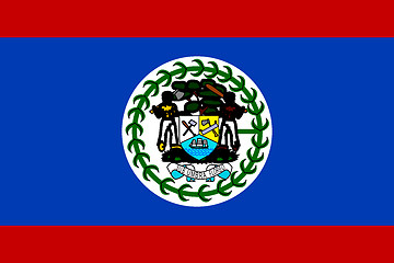 Image showing Flag of Belize