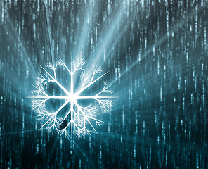 Image showing Snowflake illustration