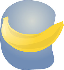 Image showing Banana fruit illustration