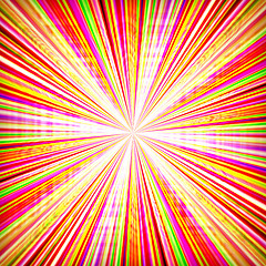 Image showing Radial zoom burst