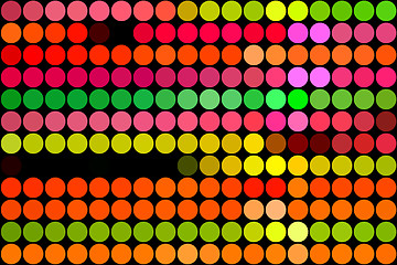 Image showing fluorescent dots