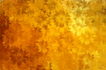Image showing paint floral pattern