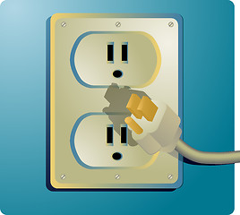 Image showing Electrical outlet