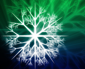 Image showing Snowflake illustration