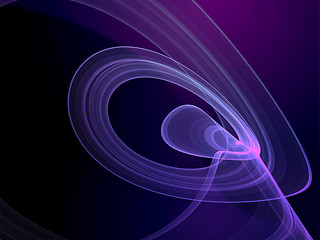 Image showing Wavy glowing colors