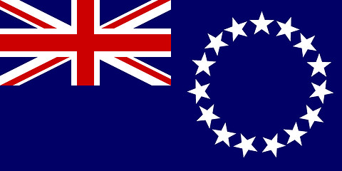 Image showing Flag o fCook Islands