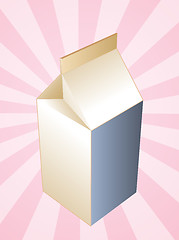 Image showing Milk carton container