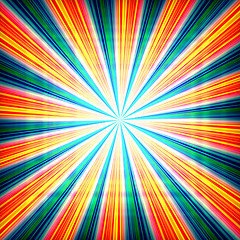 Image showing Radial zoom burst