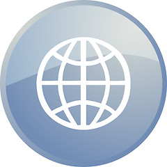 Image showing Globe navigation icon