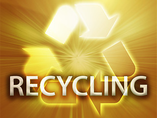 Image showing Recycling symbol