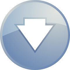 Image showing Down navigation icon