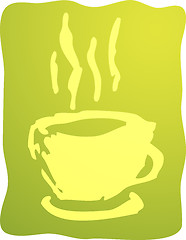 Image showing Cup of coffee illustration